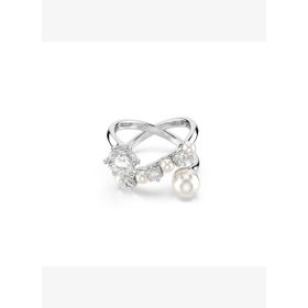 Swarovski 5714376 Matrix Ring Pearl Open White-Rhs 60 Yüzük
