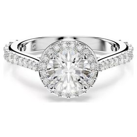 Swarovski 5717927 Re Una Ring Rnd Angelic White-Rhs 50 Yüzük