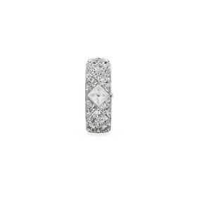 Swarovski 5724515 Curiosa Bangle Watch MB STS/WHT/STS Kol Saati