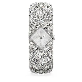 Swarovski 5724515 Curiosa Bangle Watch MB STS/WHT/STS Kol Saati