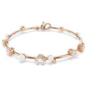 Swarovski 5729505 Constella Bracelet Pearl White-Ros M Bilezik