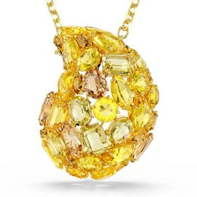 Swarovski 5732839 Gema Pend Brooch YEL GOS Kolye