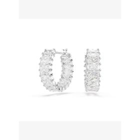 Swarovski 5733397 Matrix PE MN Hoop WHITE/RHS Küpe