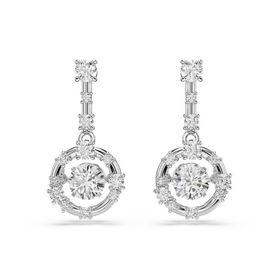 Swarovski 5738194 Constella Bars Pe Whi-Rhs Küpe