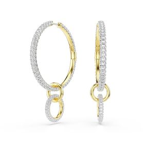 Swarovski 5738201 Dextera Pe Hoop White-Gos Küpe