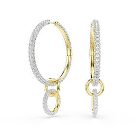 Swarovski 5738201 Dextera Pe Hoop White-Gos Küpe