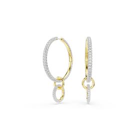 Swarovski 5738201 Dextera Pe Hoop White-Gos Küpe