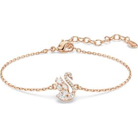 Swarovski 5738202 Swan Bracelet Whi-Ros Bilezik