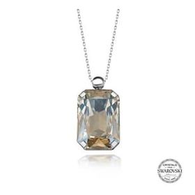 Swarovski 925 Ayar Crystal Taşlı Kadın Gümüş Kolye