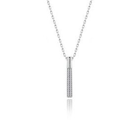 Swarovski Çubuk Taşlı 925 Ayar Gümüş Kolye