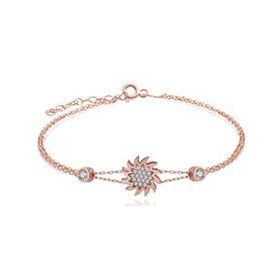 Swarovski Güneş 925 Ayar Gümüş Bileklik