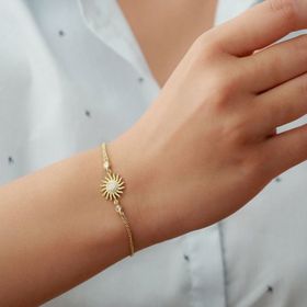 Swarovski Güneş 925 Ayar Gümüş Bileklik