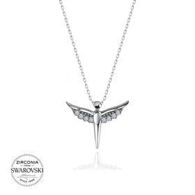 Swarovski Melek 925 Ayar Gümüş Kolye