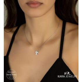 Swarovski Melek 925 Ayar Gümüş Kolye