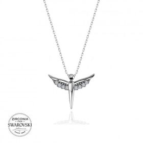 Swarovski Melek 925 Ayar Gümüş Kolye