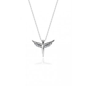 Swarovski Melek 925 Ayar Gümüş Kolye