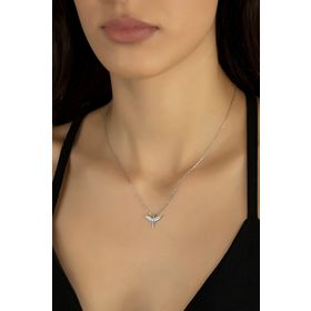 Swarovski Mikail Kılıcı 925 Ayar Gümüş Kolye