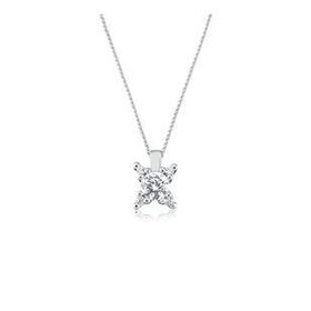 Swarovski Pırlanta Modeli 0.60 Karat Tektaş 925 Ayar Gümüş Kolye
