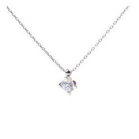 Swarovski Pırlanta Modeli 0.60 Karat Tektaş 925 Ayar Gümüş Kolye
