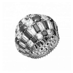 Swarovski Rıng Black Rhs 52 5620657 Swarovski Yüzük