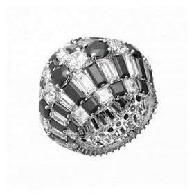 Swarovski Rıng Black Rhs 52 5620657 Swarovski Yüzük
