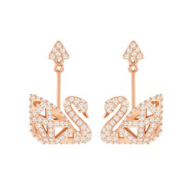 Swarovski Swan Küpe