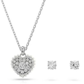 Swarovski SWR5684383 Kalpli Kadın Kolye ve Küpe Seti