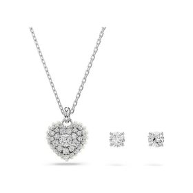 Swarovski SWR5684383 Kalpli Kadın Kolye ve Küpe Seti