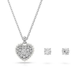 Swarovski SWR5684383 Kalpli Kadın Kolye ve Küpe Seti