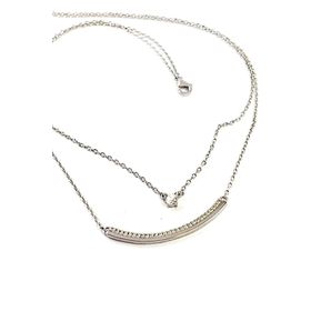 Swarovski Taş detaylı Bayan Gümüş Kolye