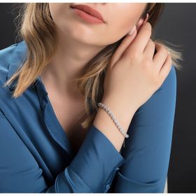 Swarovski Taşlı 925 Ayar Gümüş Bileklik