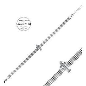 Swarovski Taşlı 925 Ayar Gümüş Bileklik