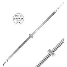 Swarovski Taşlı 925 Ayar Gümüş Bileklik