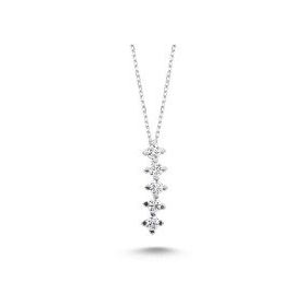 Swarovski Taşlı 925 Ayar Gümüş Kolye
