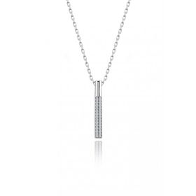 Swarovski Taşlı 925 Ayar Gümüş Kolye
