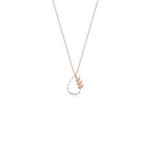 Swarovski Taşlı Damla 925 Ayar Gümüş Kolye