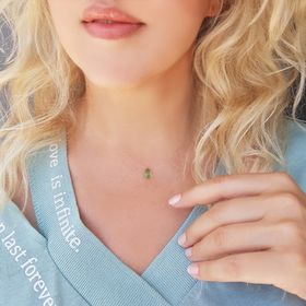 Swarovski Taşlı Hayalet Gümüş Kolye