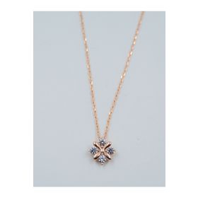 Swarovski Taşlı Kartanesi 925 Ayar Gümüş Kolye