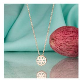 Swarovski Taşlı Kartanesi 925 Ayar Gümüş Kolye