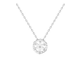 Swarovski Taşlı Kartanesi 925 Ayar Gümüş Kolye