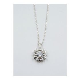 Swarovski Taşlı Kartanesi 925 Ayar Gümüş Kolye