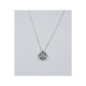 Swarovski Taşlı Kartanesi 925 Ayar Gümüş Kolye