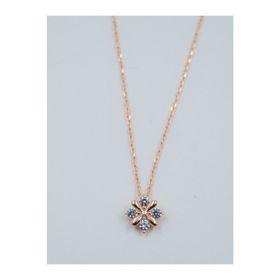 Swarovski Taşlı Kartanesi 925 Ayar Gümüş Kolye