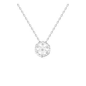 Swarovski Taşlı Kartanesi 925 Ayar Gümüş Kolye