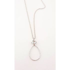 Swarovski Taşlı Trend Gümüş Kolye