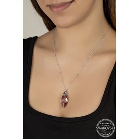 Swarovski Union Crystal Kadın Ametist Gümüş Kolye