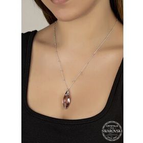 Swarovski Union Crystal Kadın Ametist Gümüş Kolye