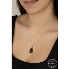 Swarovski Union Crystal Kadın Damla Gümüş Kolye