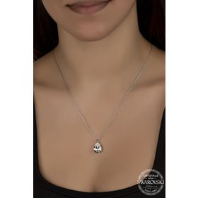 Swarovski Union Crystal Kadın Damla Gümüş Kolye