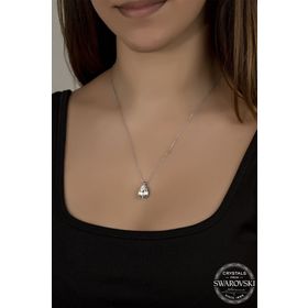 Swarovski Union Crystal Kadın Damla Gümüş Kolye
